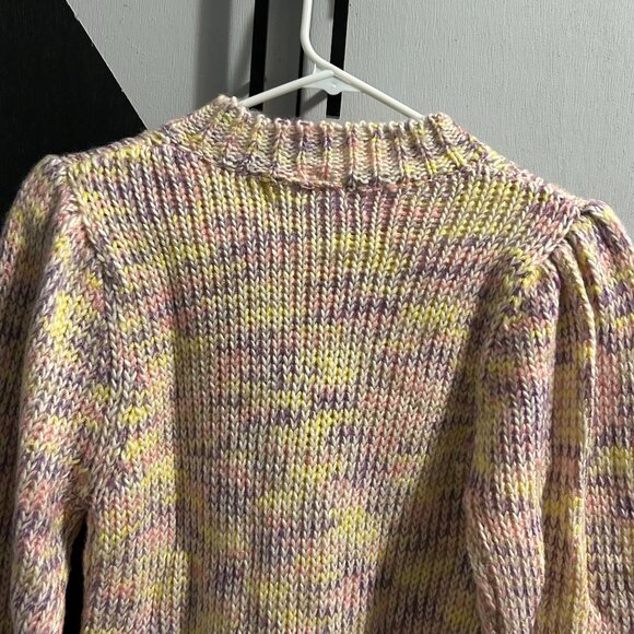NWT All in Favor WOOL BLEND Multicolor Knit Sweater Women's Size S - Picture 7 of 9